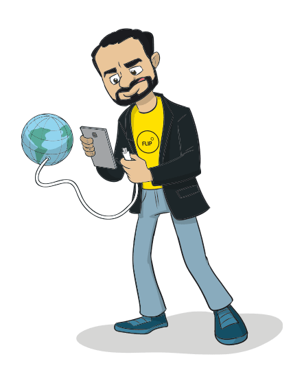 Júlio da Flip Lab conectando o mundo